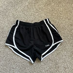 PINK Black & White Athletic Shorts